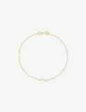 Astrid & Miyu Cluster 14ct Yellow Gold and Lab-Grown Diamond Bracelet