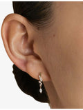 Astrid & Miyu diamond stud earrings, 14ct yellow gold - British product
