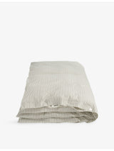 selfridges Tekla Striped Percale Cotton Duvet Cover Double- Buy online at McGrocer