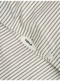 Tekla striped percale duvet cover king size, imported from the UK