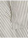 Tekla percale striped super-king duvet cover (British brand)