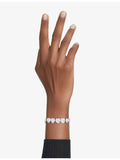 Swarovski crystal heart bracelet rhodium-plated, imported from the UK