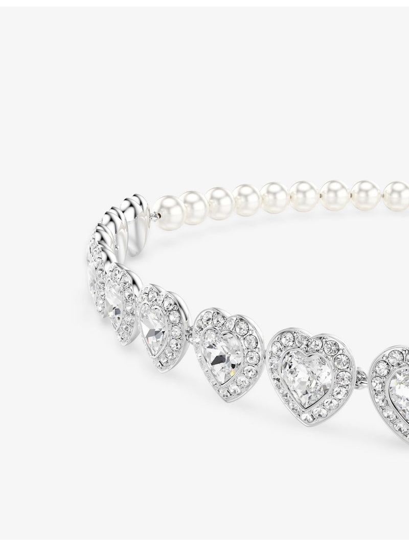 Swarovski Ariana Grande crystal choker necklace rhodium-plated (British brand)
