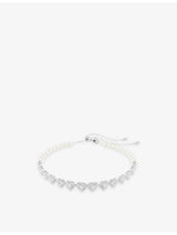 selfridges Swarovski x Ariana Grande Angelic Rhodium-Plated And Crystal Choker Necklace 30cm-34cm- Buy online at McGrocer