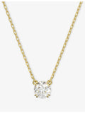 Swarovski Stilla 18ct yellow-gold plated crystal pendant necklace, UK version