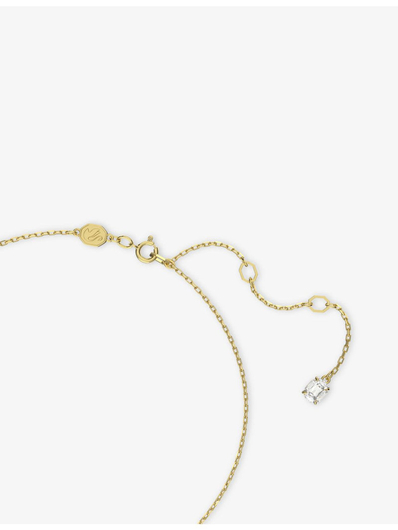 Swarovski Stilla 18ct yellow-gold plated crystal pendant necklace, UK version