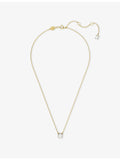 Swarovski Stilla 18ct yellow-gold plated crystal pendant necklace, UK version