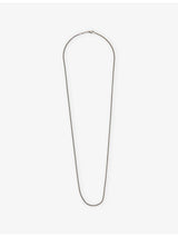 selfridges Thomas Sabo Venezia Chain Blackened Sterling-Silver Necklace 61cm- Buy online at McGrocer