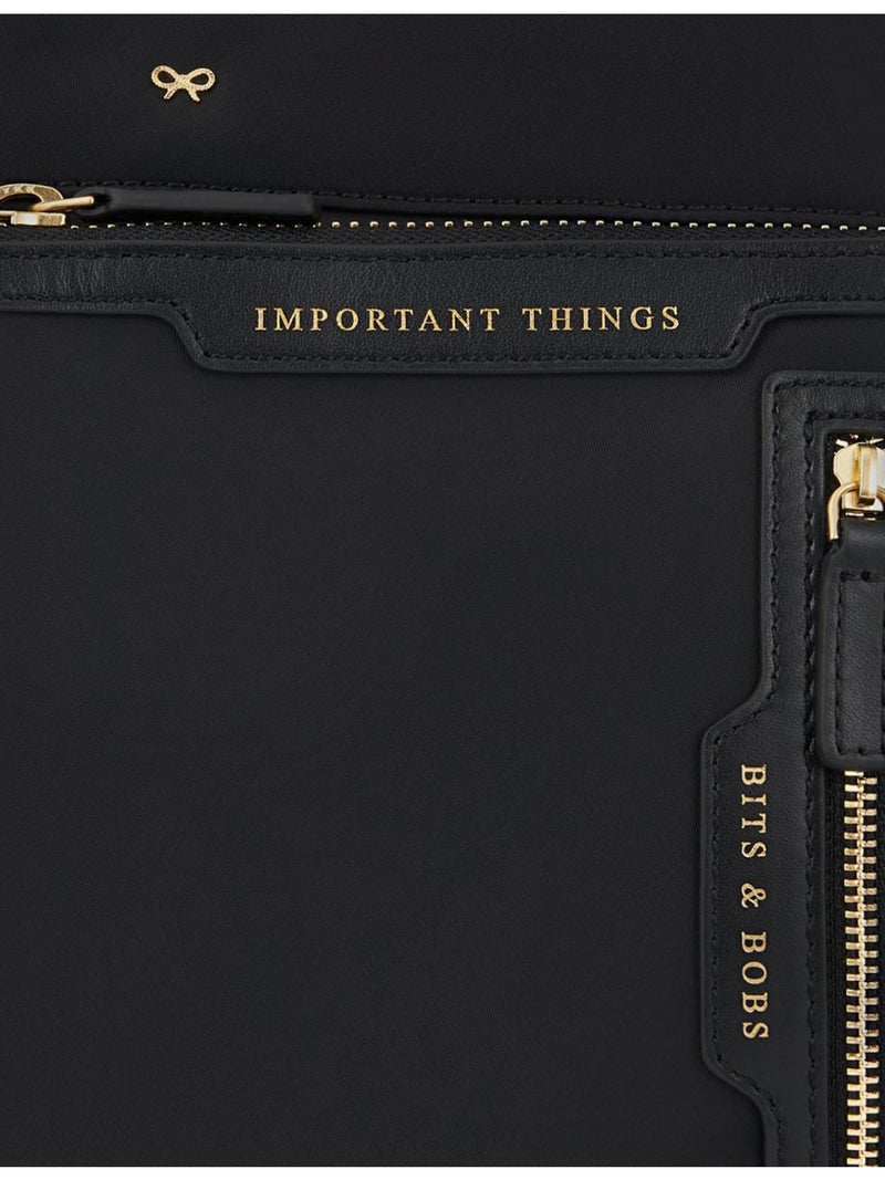 Anya Hindmarch mini woven cross-body tote bag (British brand)