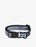 HAY stripe flat dog collar 35-55cm - British product