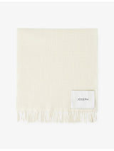 selfridges Joseph Flora Waffle Wool Scarf 205cm x 40cm- Buy online at McGrocer