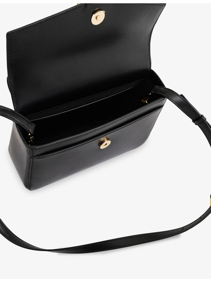 Malina Monogram leather shoulder bag with gold hardware, UK version