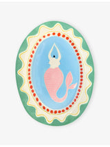 selfridges Mermaid Large Oval Stoneware Platter- Buy online at McGrocer