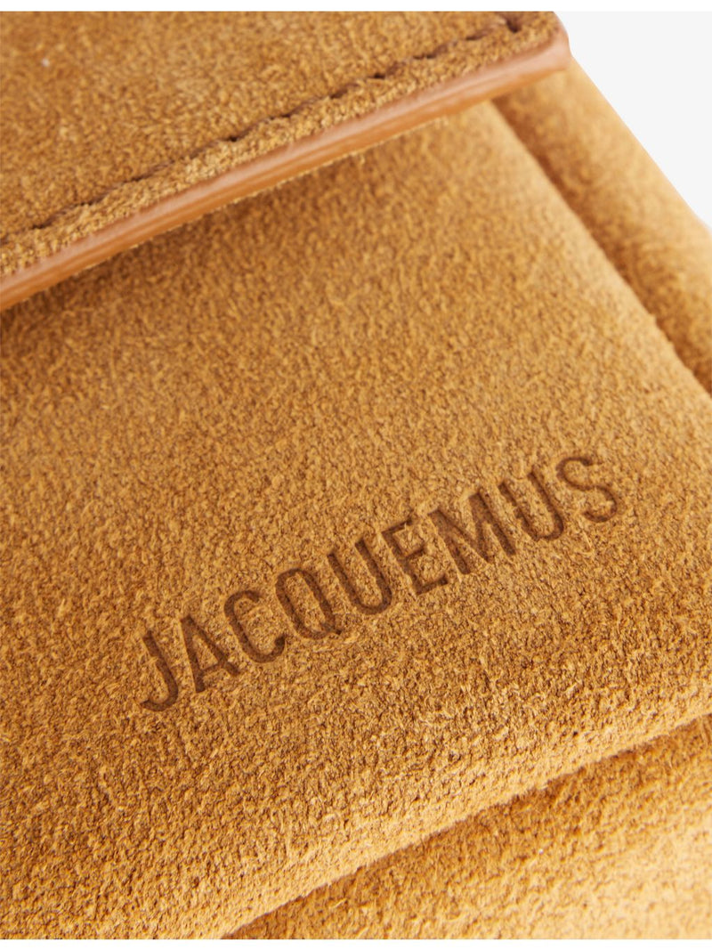 Jacquemus Bambino Chaîne suede shoulder bag with chain strap - British product
