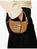 Fendi corduroy croissant shoulder bag, imported from the UK