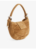 Fendi corduroy croissant shoulder bag, imported from the UK