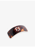 Fendi acetate hair clip rectangle pre-loved style UK version