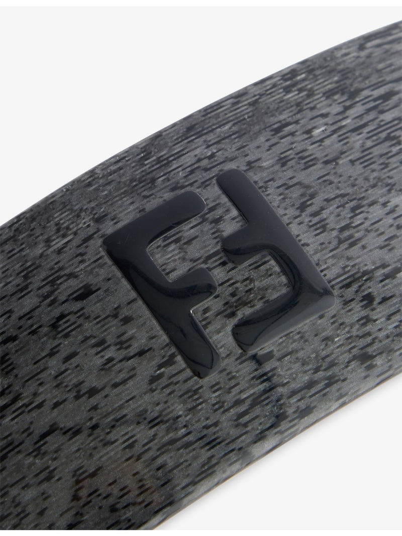 Fendi pre-loved acetate hair clip rectangle, UK version