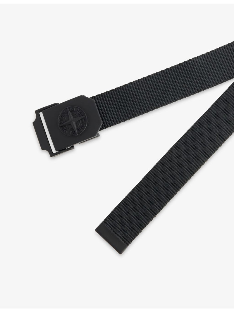 Stone Island woven belt with compass buckle, UK version