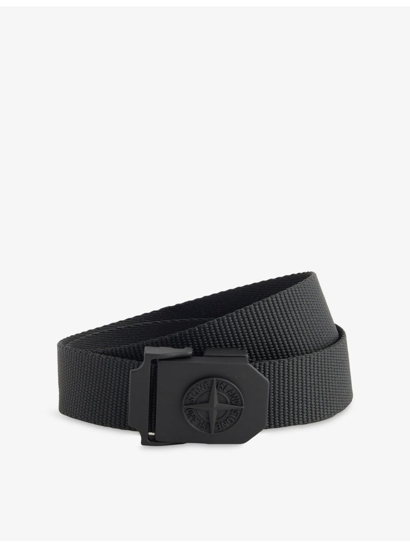 Stone Island woven belt with compass buckle, UK version