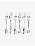 Morris & Co. Blackthorn pastry forks set of six stainless steel (British brand)
