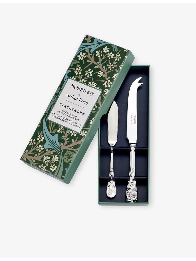 Arthur Price Blackthorn cheese and butter knife set (British brand)