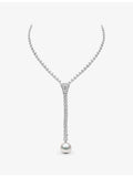 Yoko London pearl and diamond drop necklace, imported from the UK