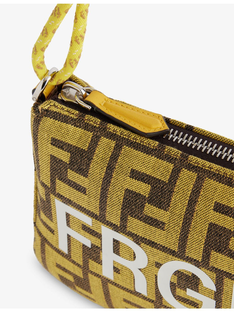 Fendi x FRGMT pre-loved canvas shoulder bag, imported from the UK