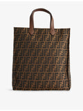 Fendi pre-loved Zucca canvas tote bag, imported from the UK