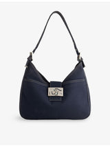 selfridges Pre-Loved Fendi Mama Baguette Canvas Top Handle Bag- Buy online at McGrocer