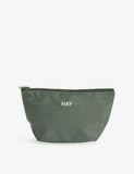 Hay Grid Small woven pouch with zip, imported from the UK