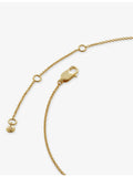 Monica Vinader initial J gold vermeil necklace - British product