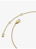 Monica Vinader Initial S gold vermeil necklace, imported from the UK