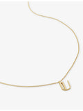 Monica Vinader initial U necklace 41-46cm (British brand)