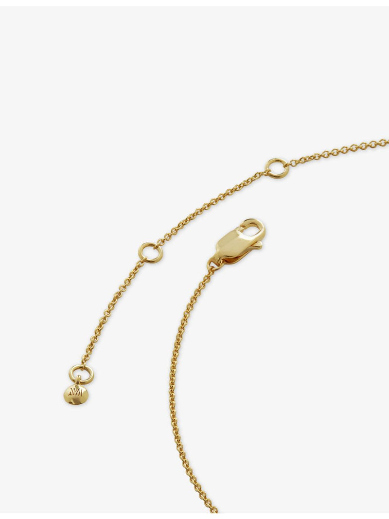 Monica Vinader Initial Z necklace in 18ct gold vermeil (British brand)
