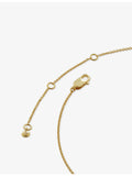 Monica Vinader Initial Z necklace in 18ct gold vermeil (British brand)