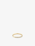 Mejuri 14ct Yellow Gold and 0.14ct Diamond Ring