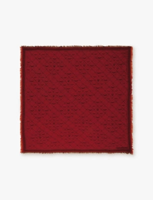 Zadig&Voltaire Glenn Monogram-Jacquard Woven Scarf 135cm Square