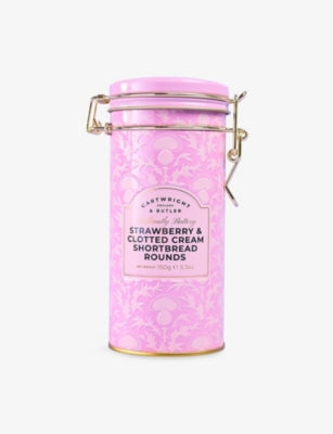 Cartwright & Butler strawberry clotted cream shortbread, imported from the UK