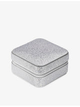selfridges Sif Jakobs Sparkly Embellished Travel Jewellery Box 10 x 10 x 5cm- Buy online at McGrocer
