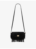Sandro Mini Mambo suede cross-body bag - British product