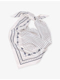 Maje polka-dot silk-twill scarf 90cm (British brand)