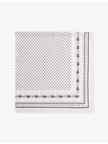 Maje polka-dot silk-twill scarf 90cm (British brand)