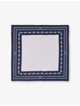 selfridges Maje Bandana-Print Silk-Twill Scarf 60cm Square- Buy online at McGrocer