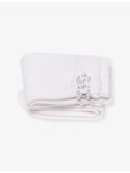 Maje pointelle knit socks with pearl embellishments, UK version
