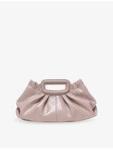selfridges Maje Mini Naplak Leather Clutch- Buy online at McGrocer