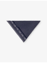 selfridges Maje Polka-Dot Wool and Cashmere Triangle Scarf- Buy online at McGrocer