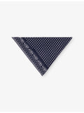 Maje polka-dot triangle wool and cashmere scarf (British brand)