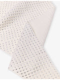 Maje rhinestone triangle wool scarf 140cm, UK version