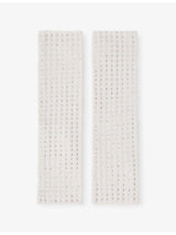selfridges Maje Rhinestone-Embellished Wool Mittens- Buy online at McGrocer